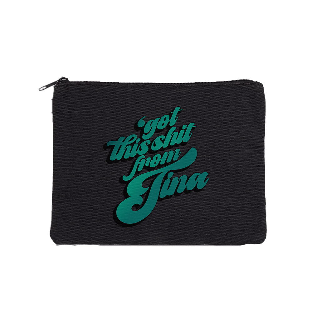'Got this Shit from Tina Graphic Zipper Pouch
