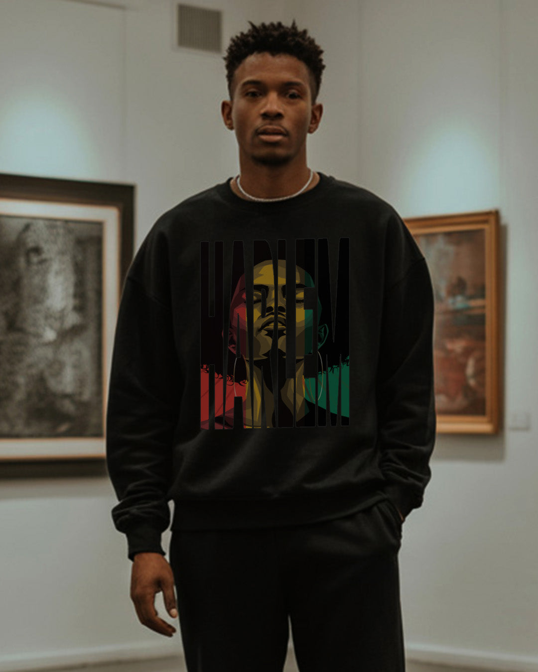 Harlem Black Woman - Graphic Sweatshirt
