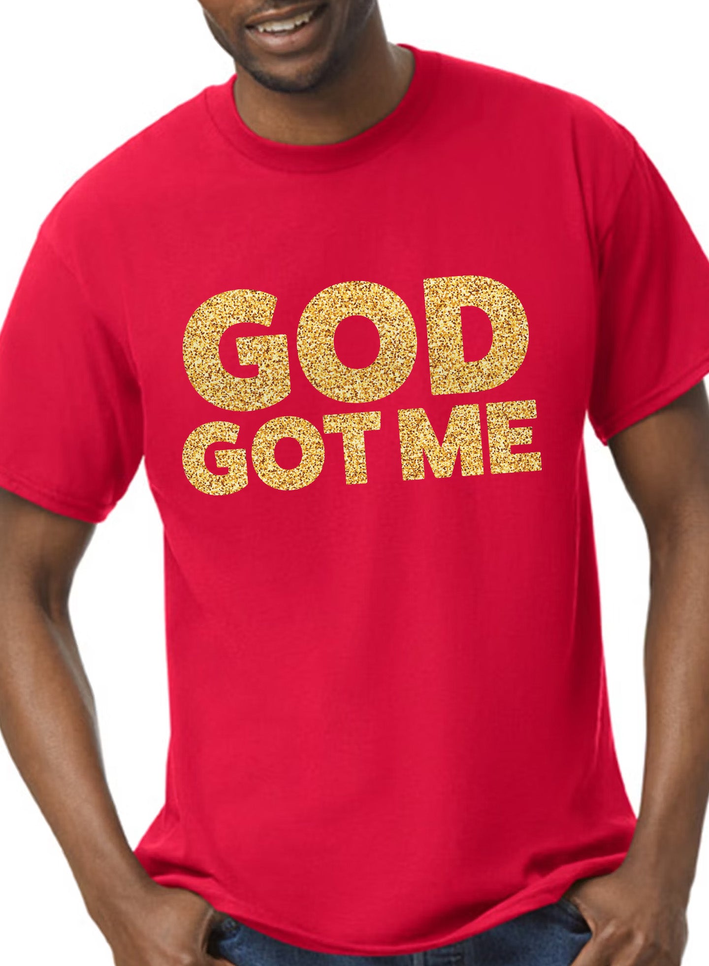 God Got Me T-Shirt - Red