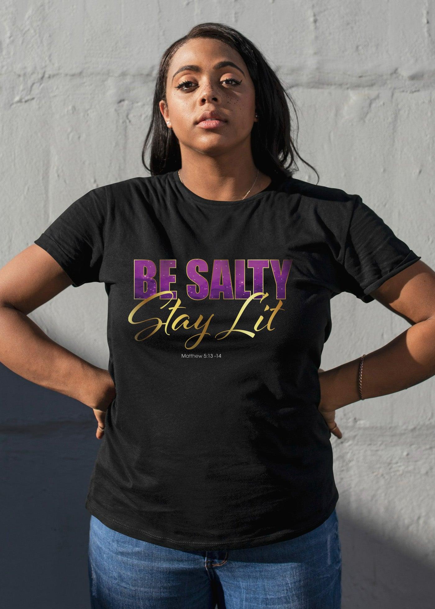Be Salty, Stay Lit Graphic T-shirt