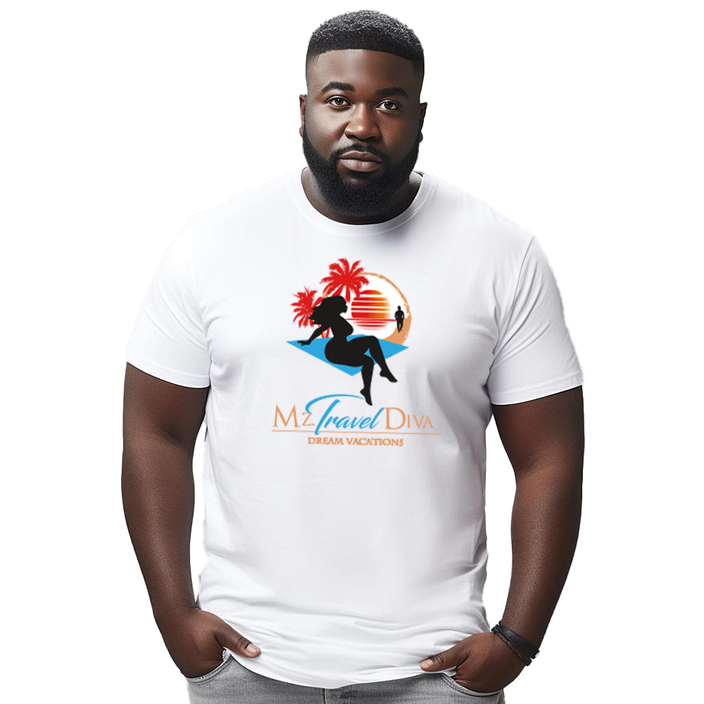 Mz. Travel Diva Graphic Mens T-shirt
