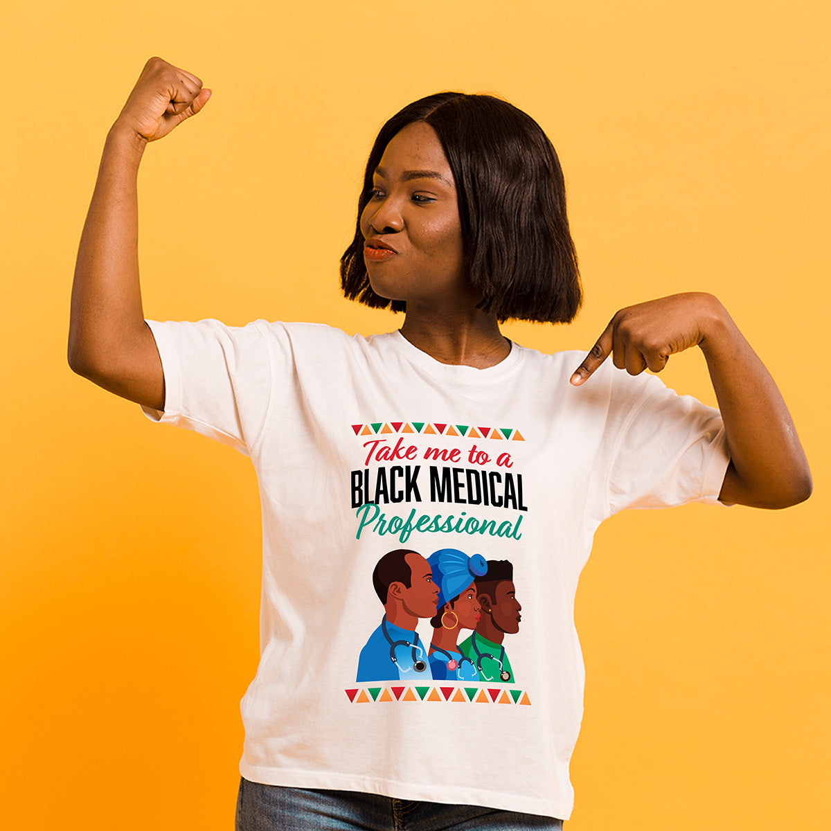Take me to a Black Medical Professional - Graphic T-shirt
