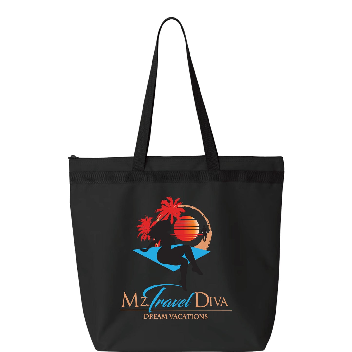 Mz. Travel Diva Graphic Melody Large Tote