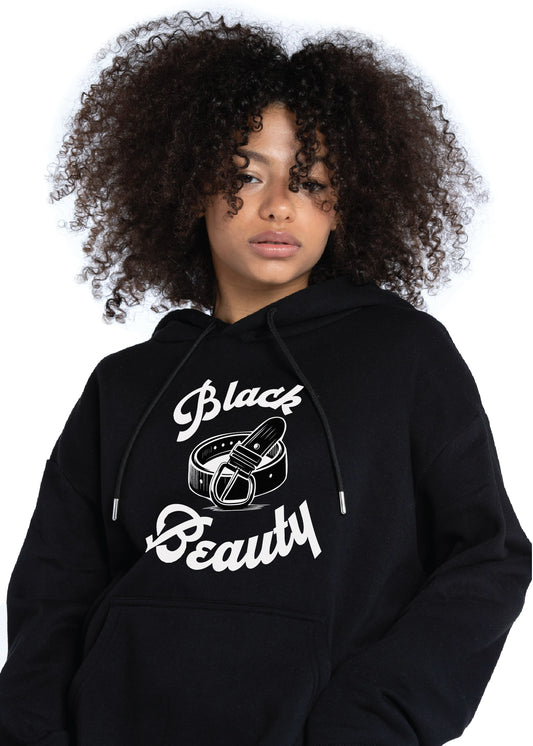 Black Beauty Belt Graphic Hoodie