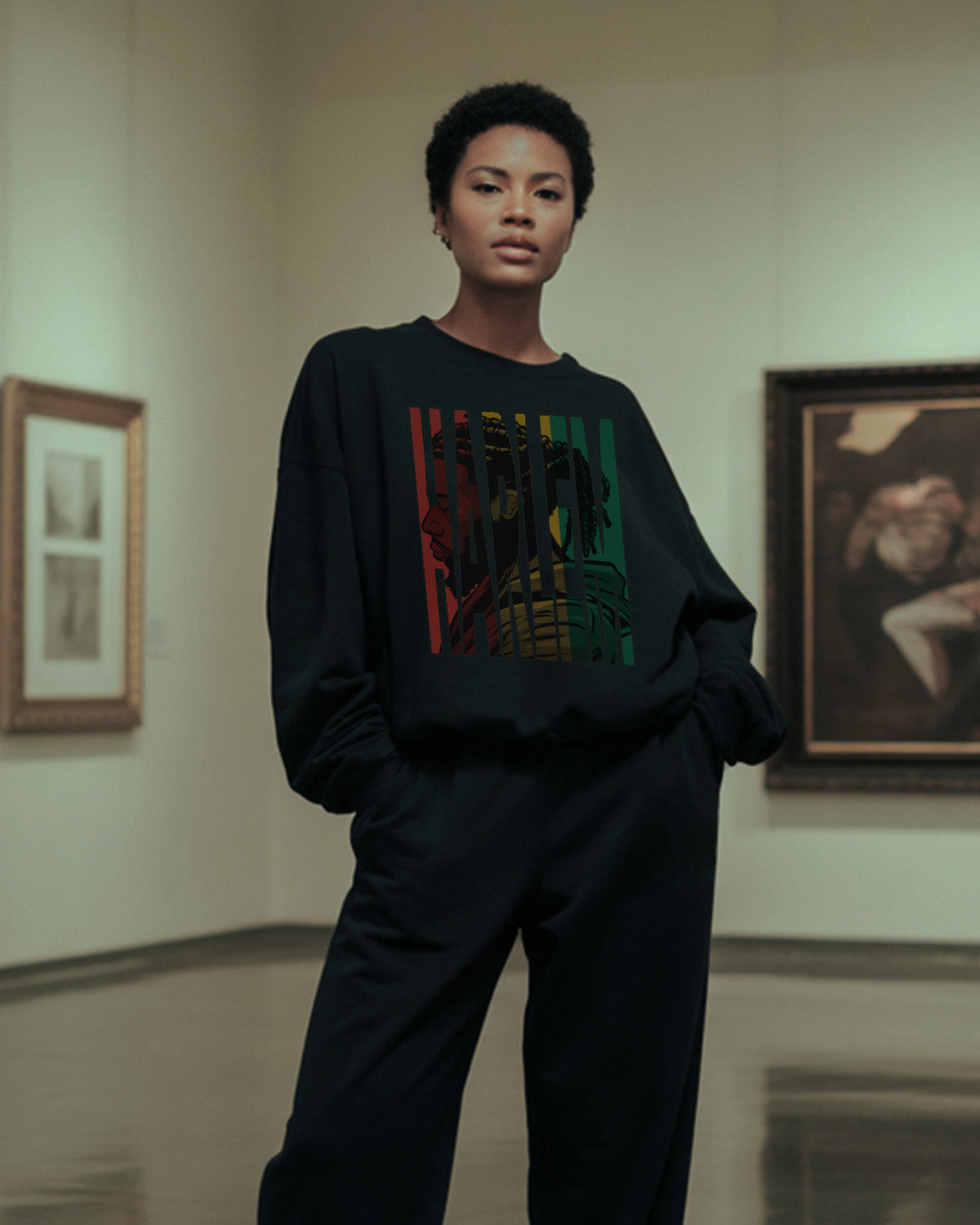 Harlem Black Man - Graphic Sweatshirt