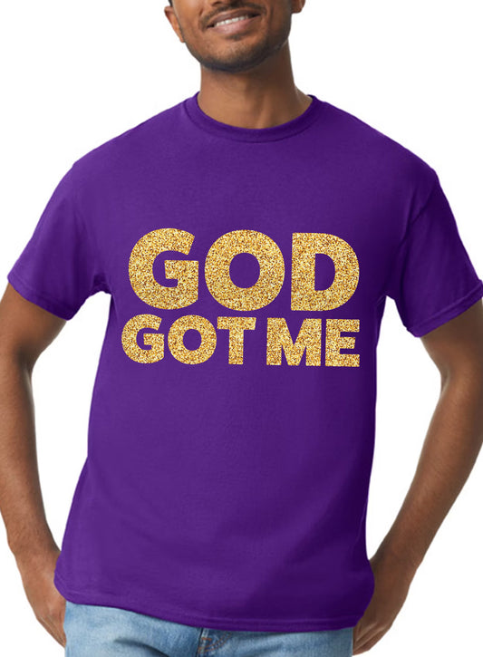 God Got Me T-Shirt - Purple