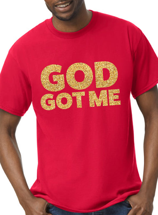 God Got Me T-Shirt - Red