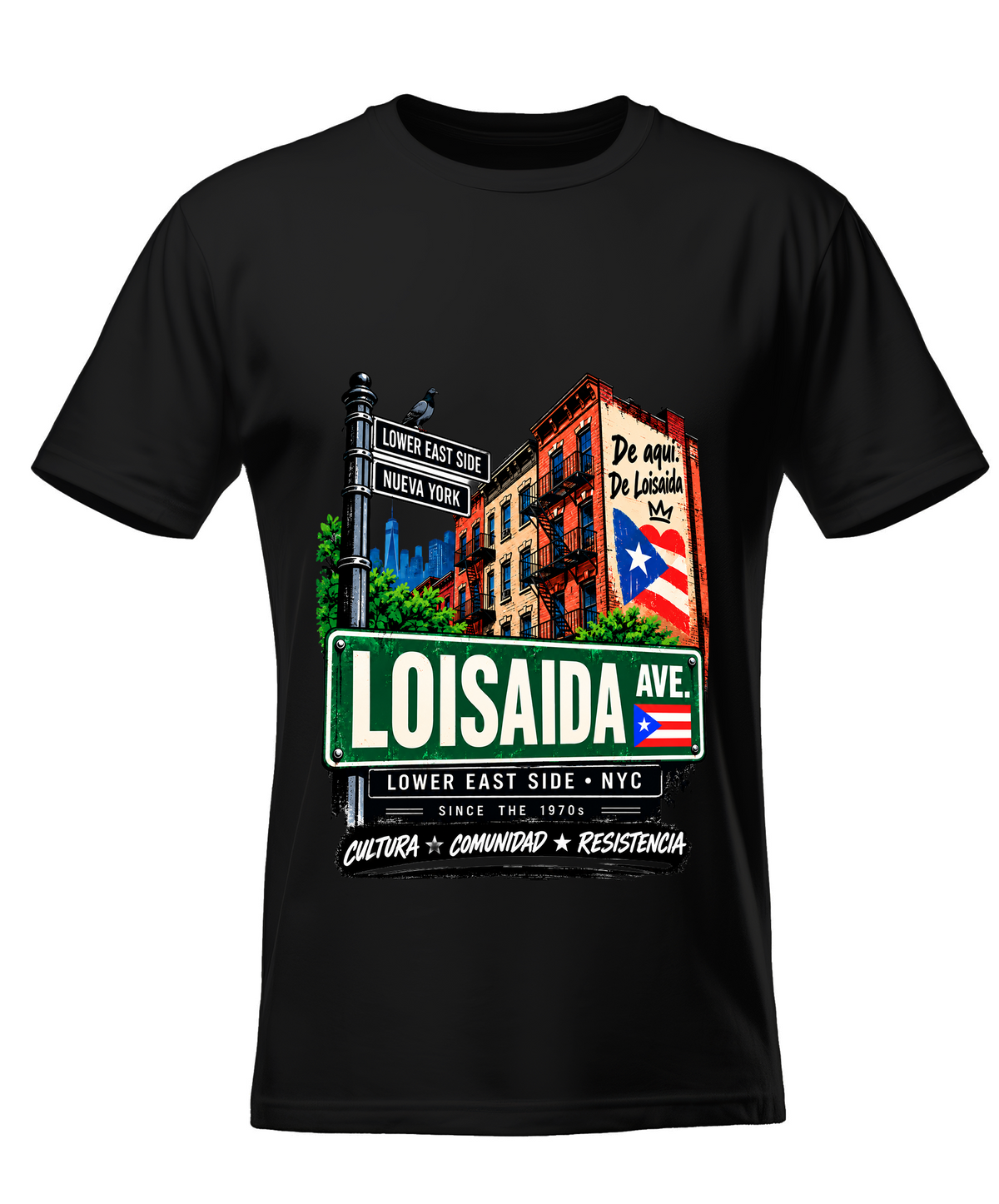 Loisaida Street Sign T-shirt